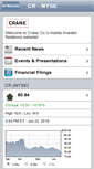 Mobile Screenshot of ir.craneco.com